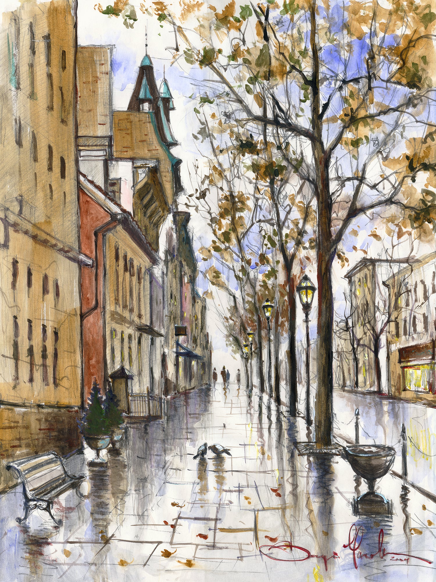 Birds on Main Street