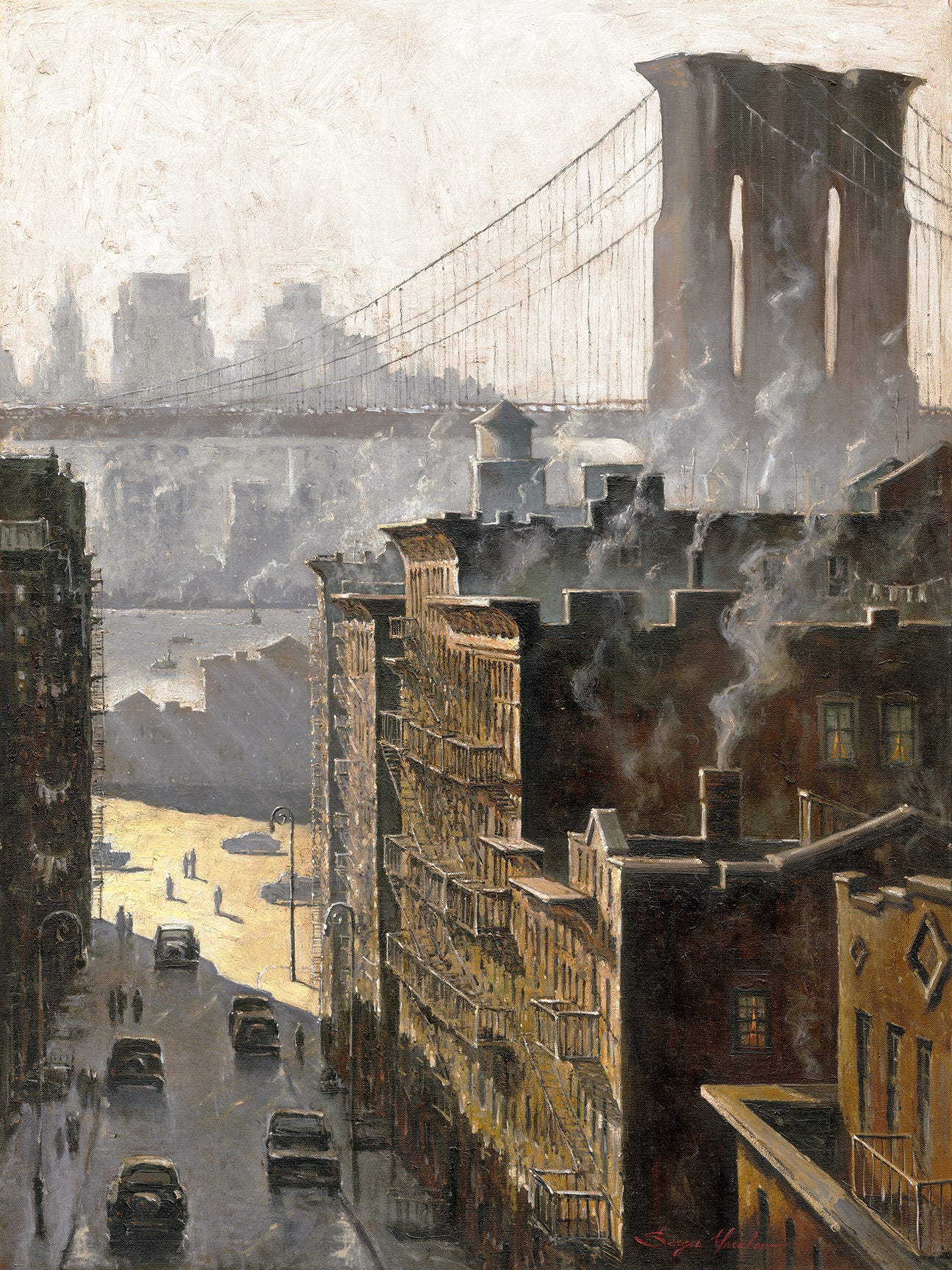 Brooklyn Bridge, Long Ago