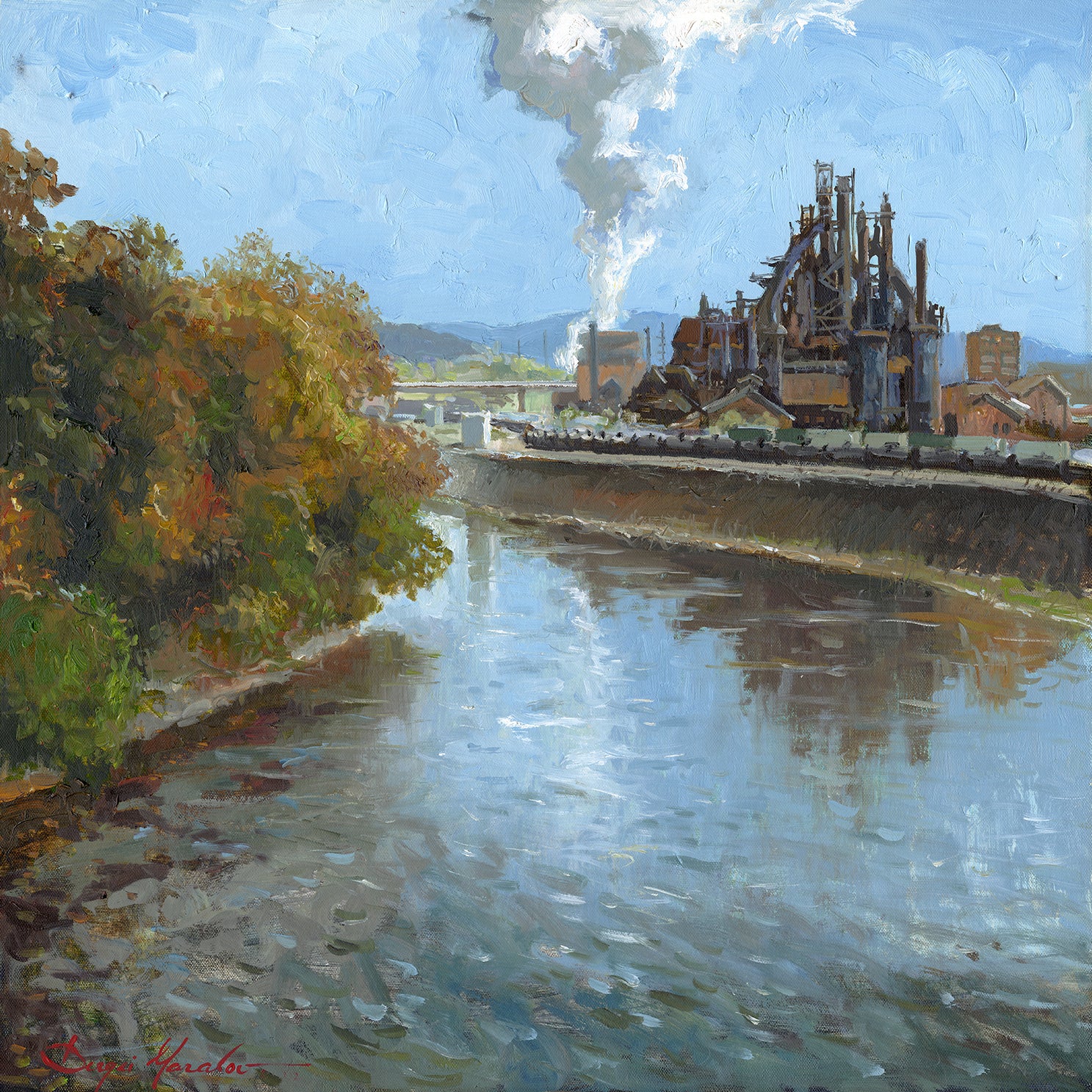 Bethlehem Steel from Lehigh River