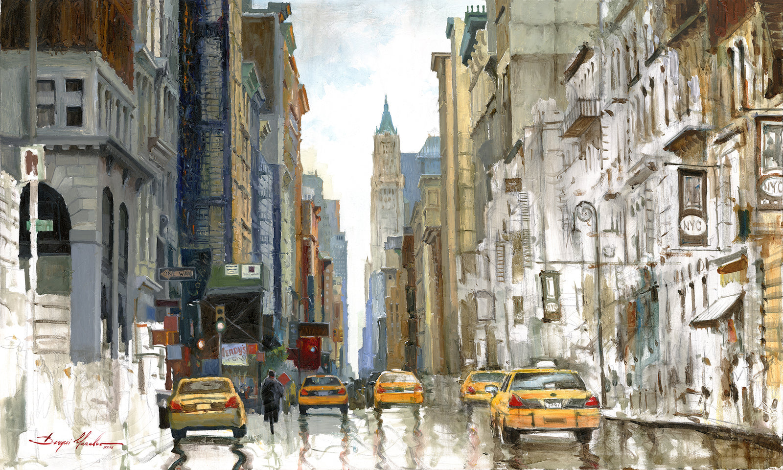 Broadway, White & Colors