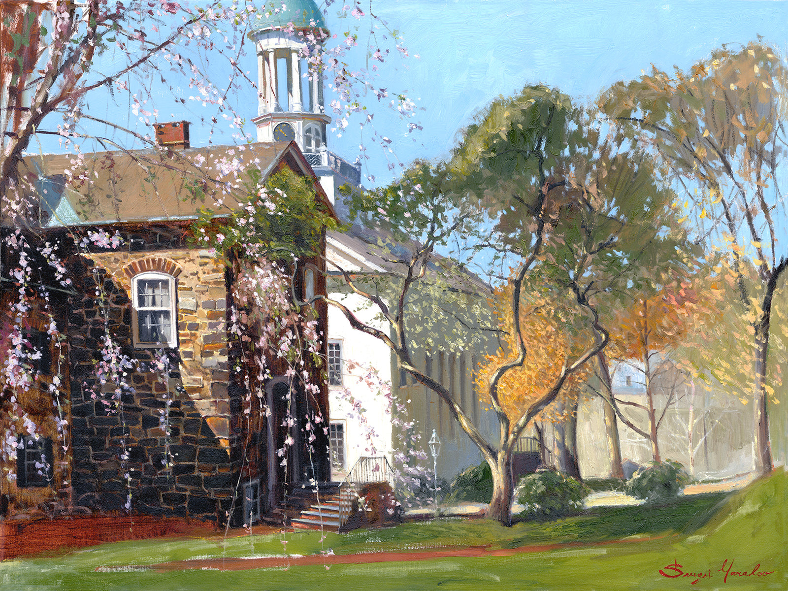 Old Chapel in Spring