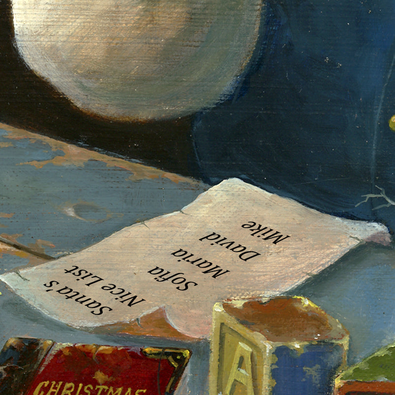 Santa Checking his List