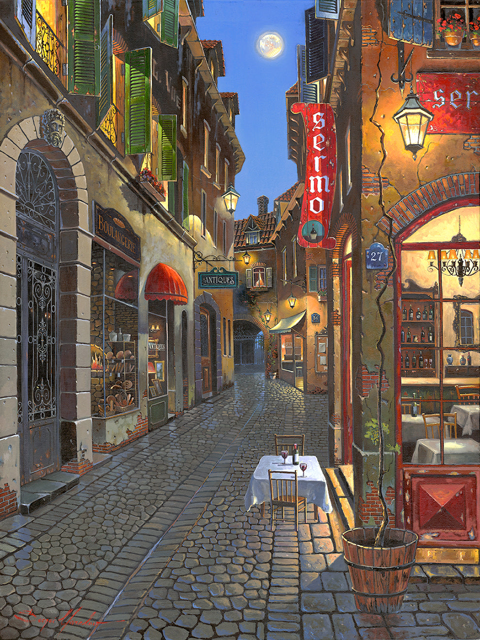 European Street scene