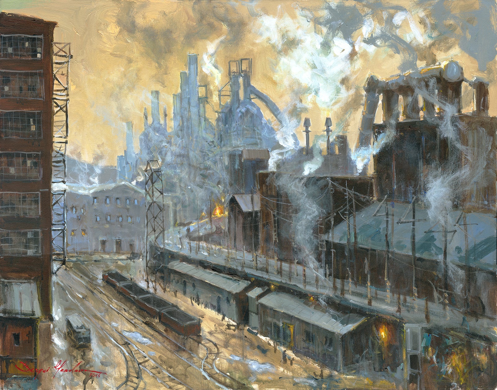 Yellow Sky at Bethlehem Steel