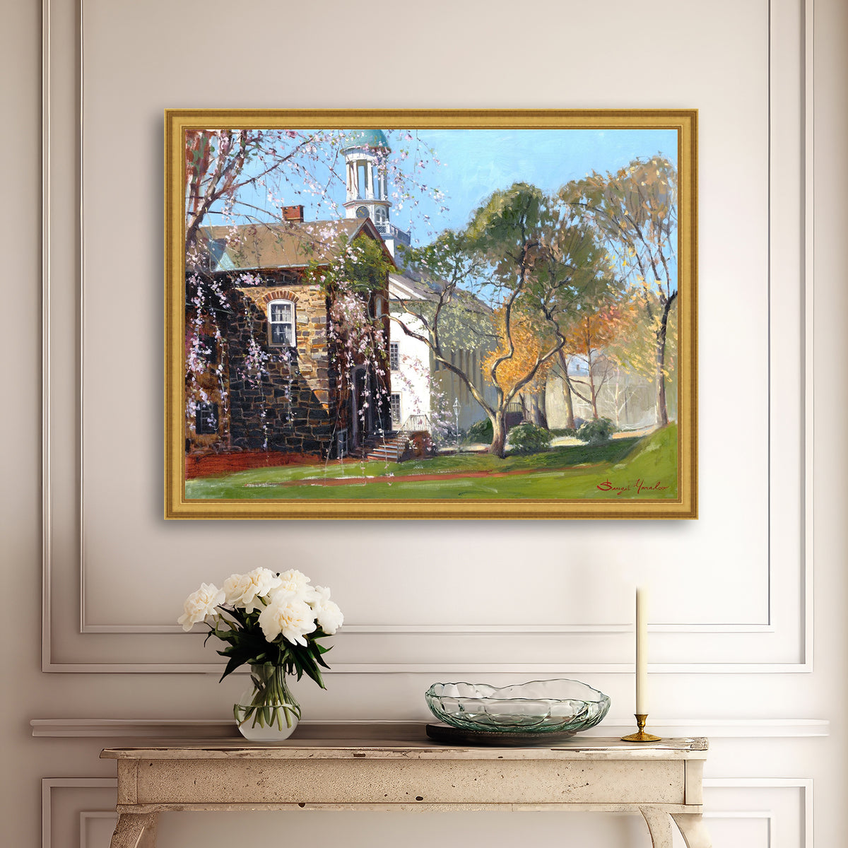 Old Chapel in Spring