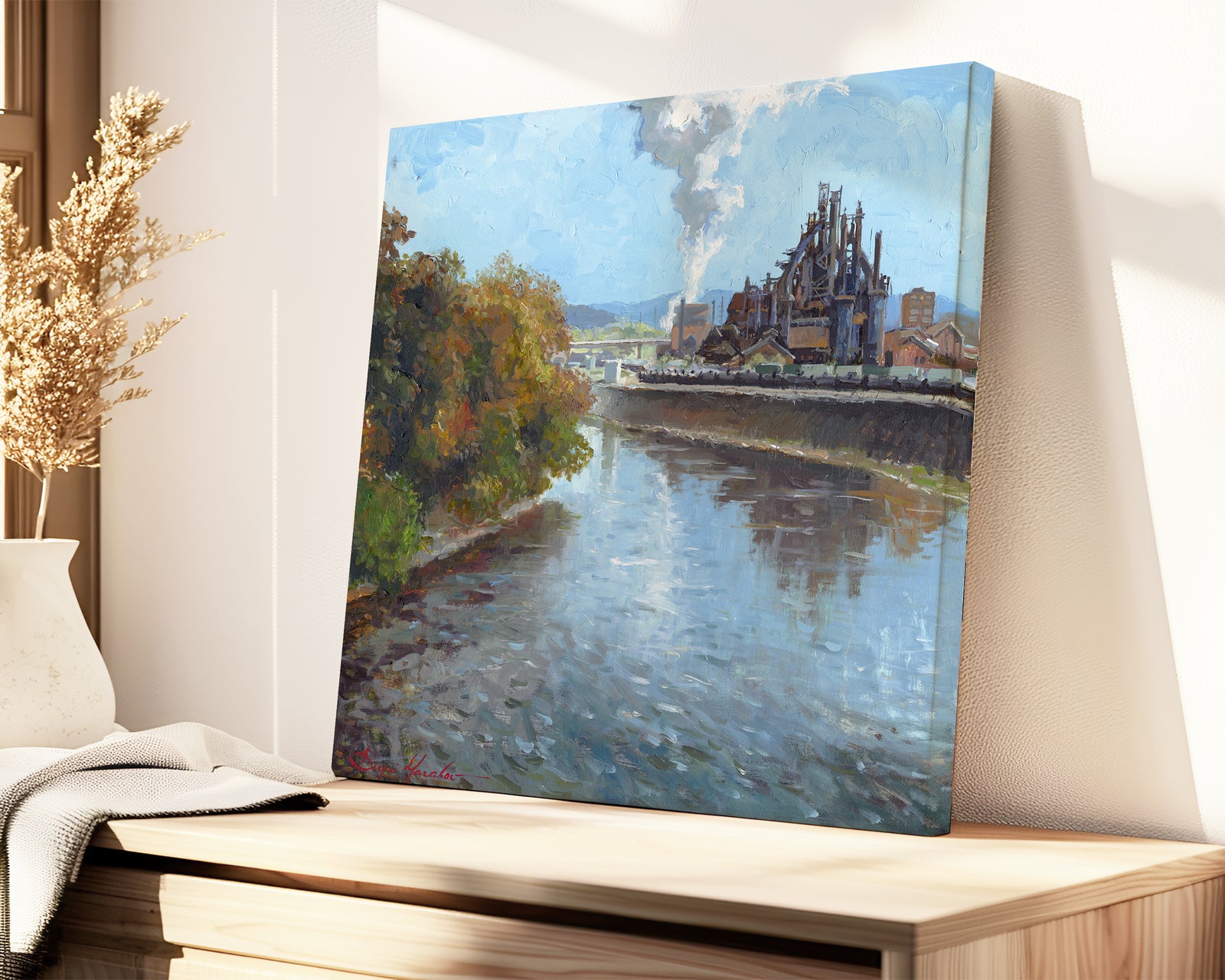 Bethlehem Steel from Lehigh River