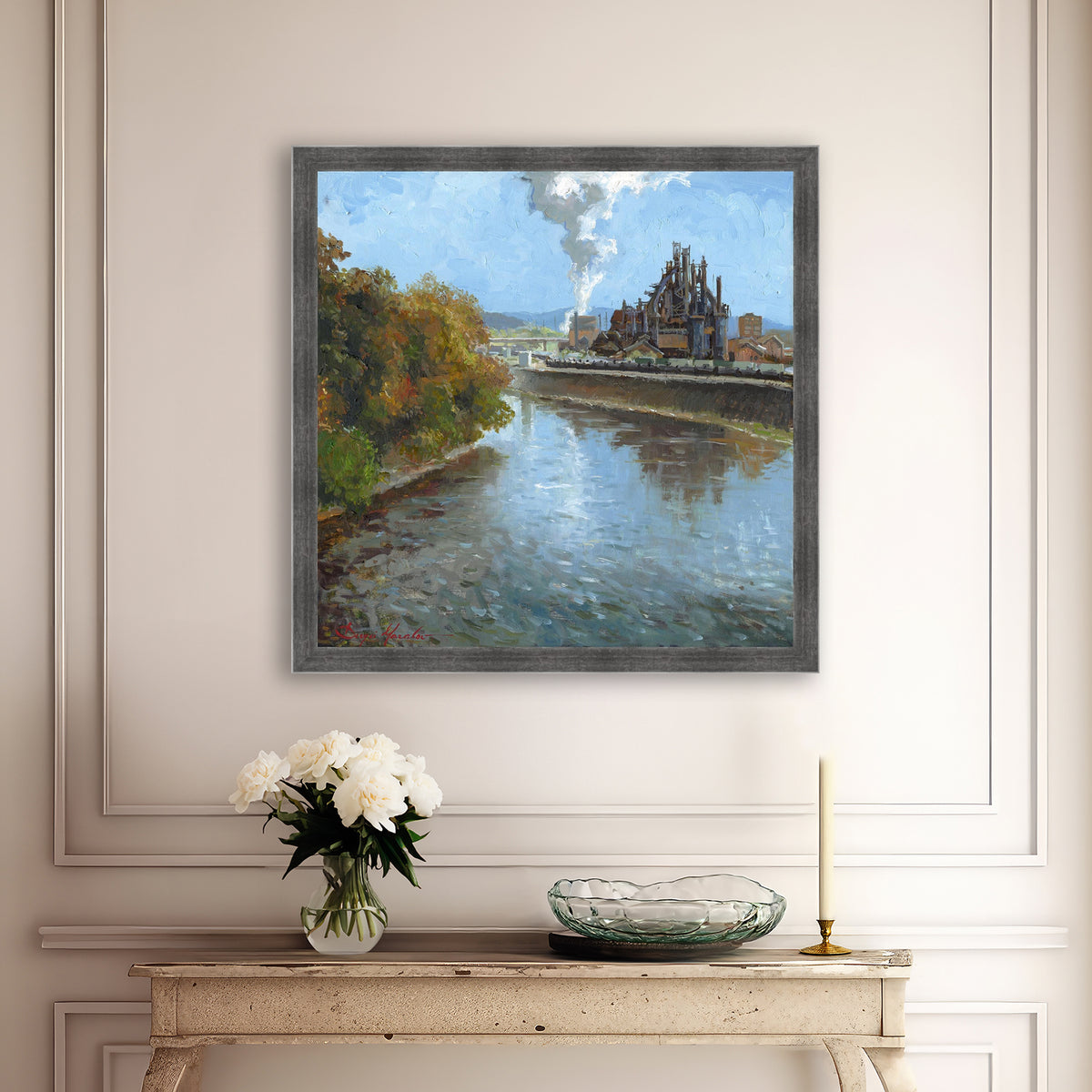 Bethlehem Steel from Lehigh River