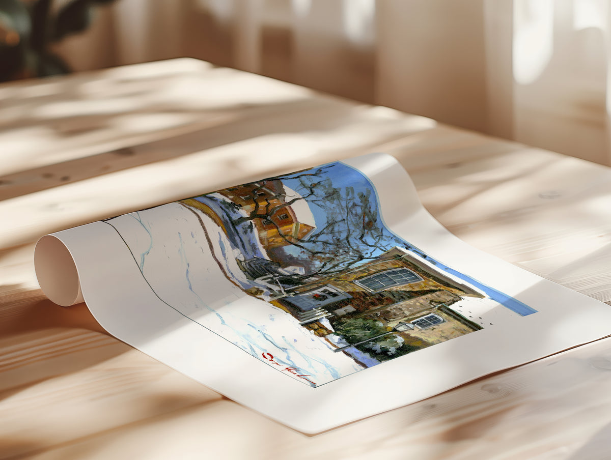 Moravian Chapel Side Entrance Door