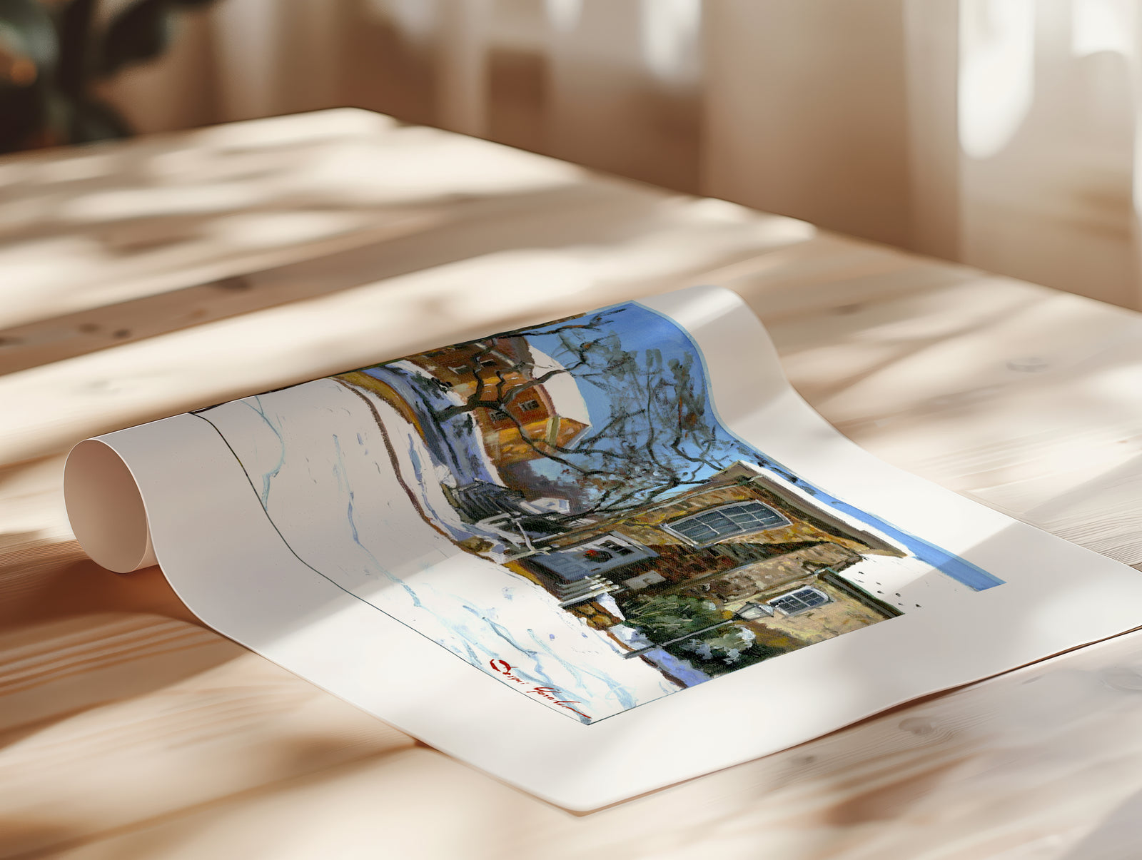 Moravian Chapel Side Entrance Door