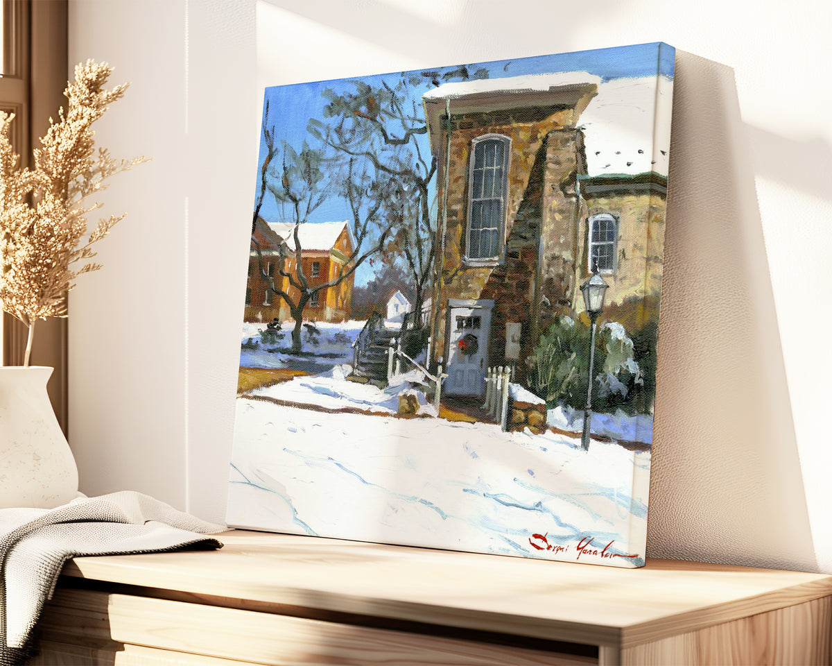 Moravian Chapel Side Entrance Door