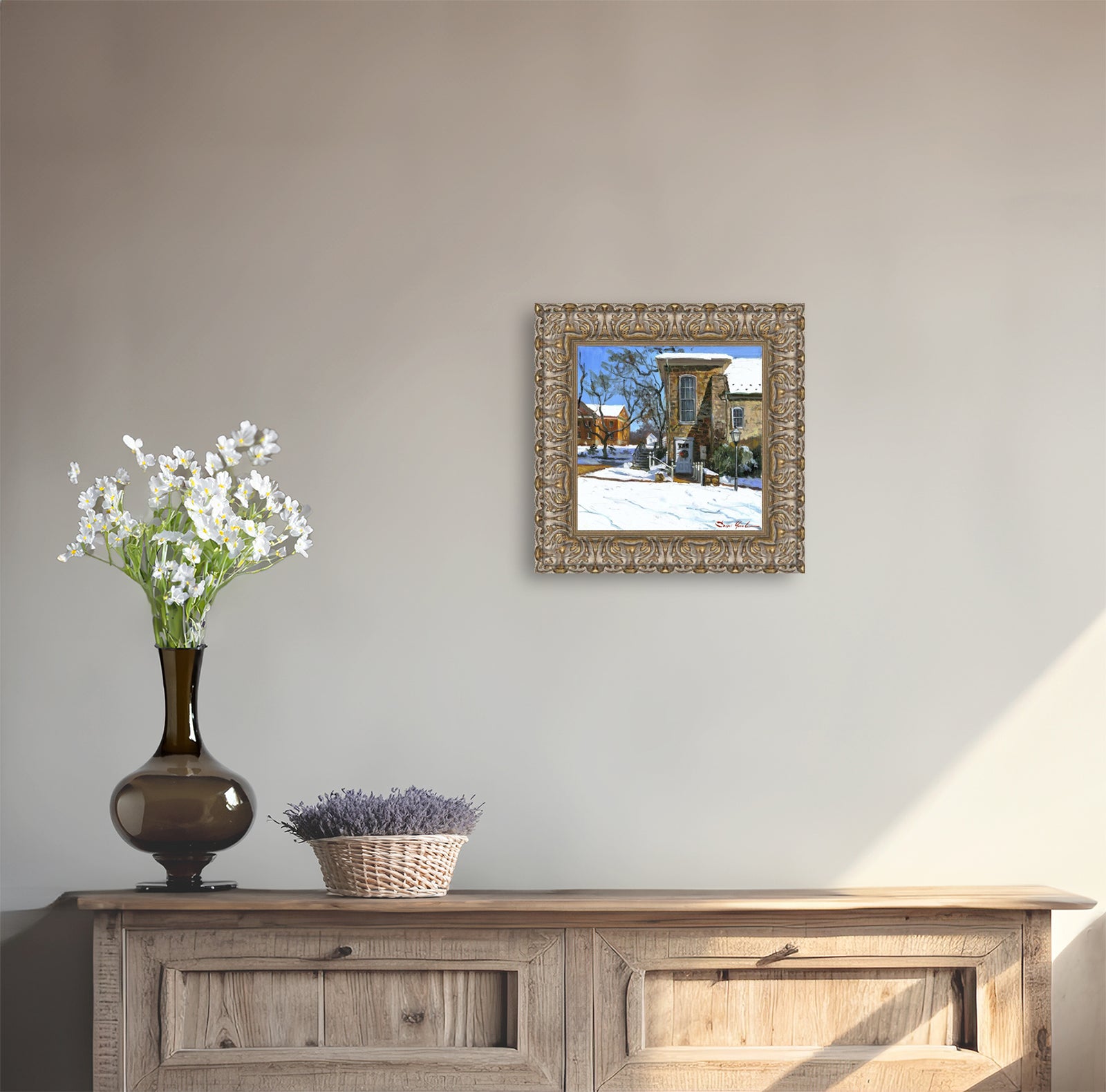 Moravian Chapel Side Entrance Door