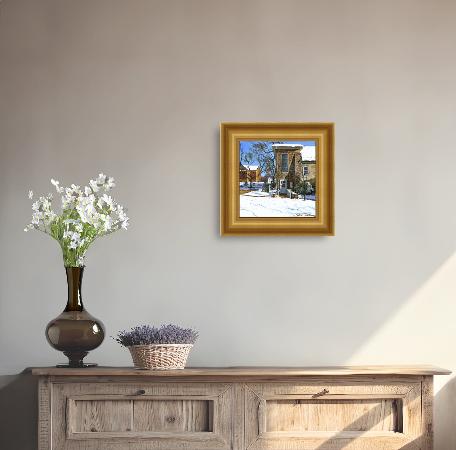 Moravian Chapel Side Entrance Door