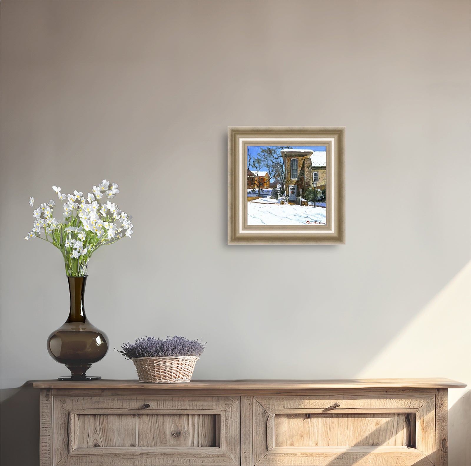 Moravian Chapel Side Entrance Door