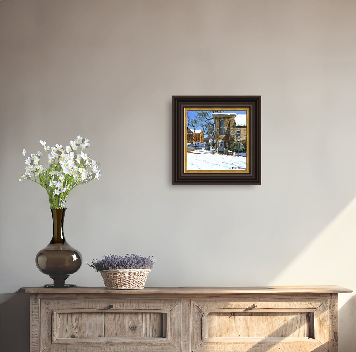 Moravian Chapel Side Entrance Door