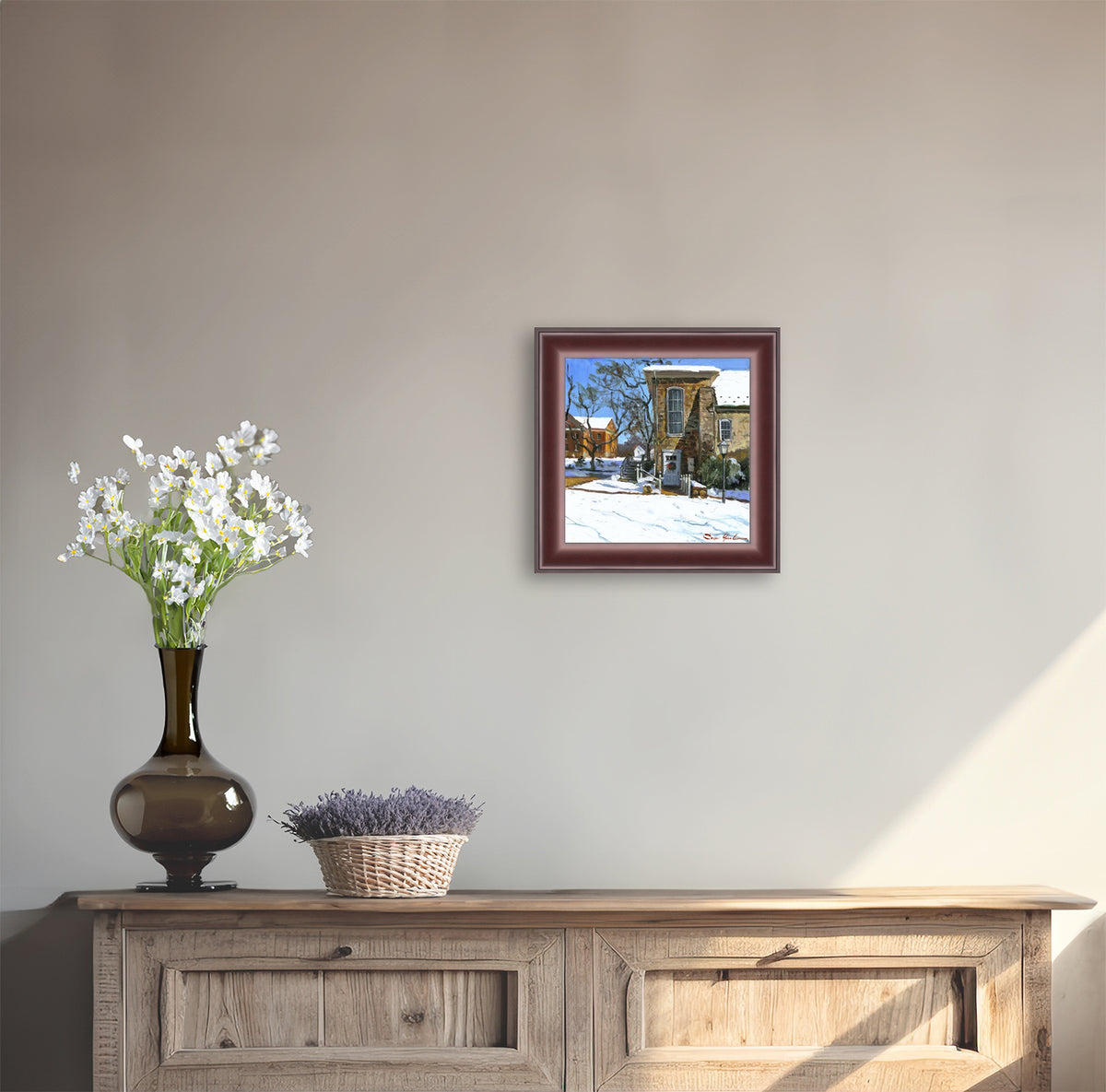 Moravian Chapel Side Entrance Door