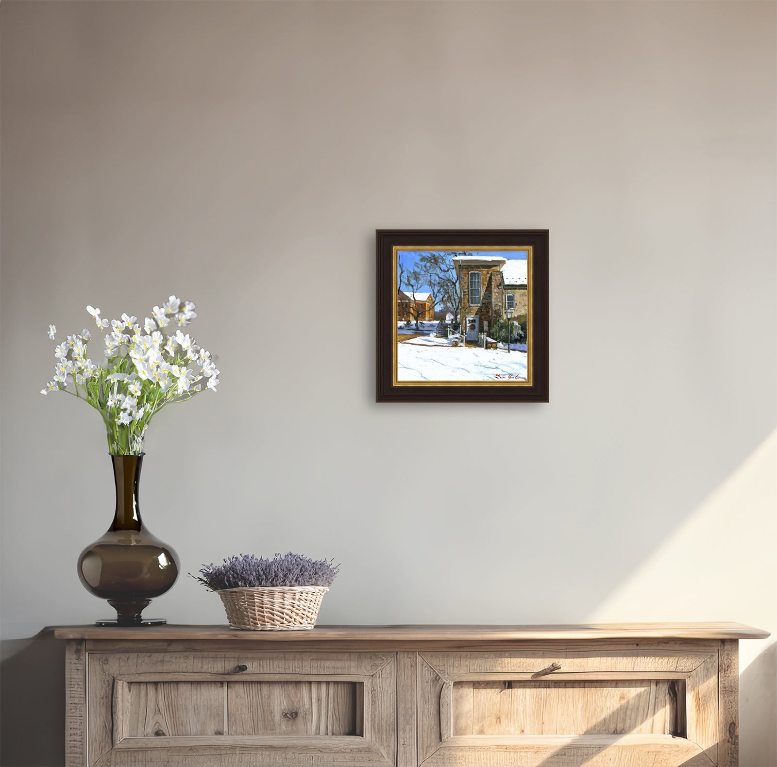 Moravian Chapel Side Entrance Door