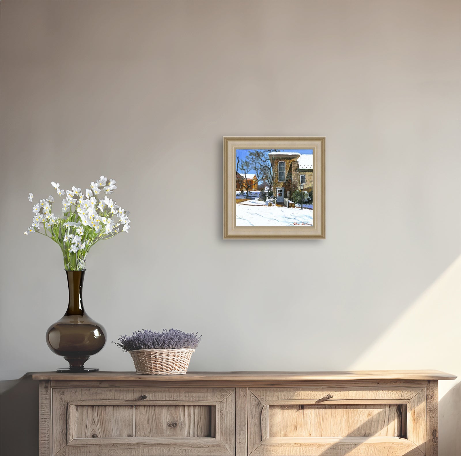 Moravian Chapel Side Entrance Door