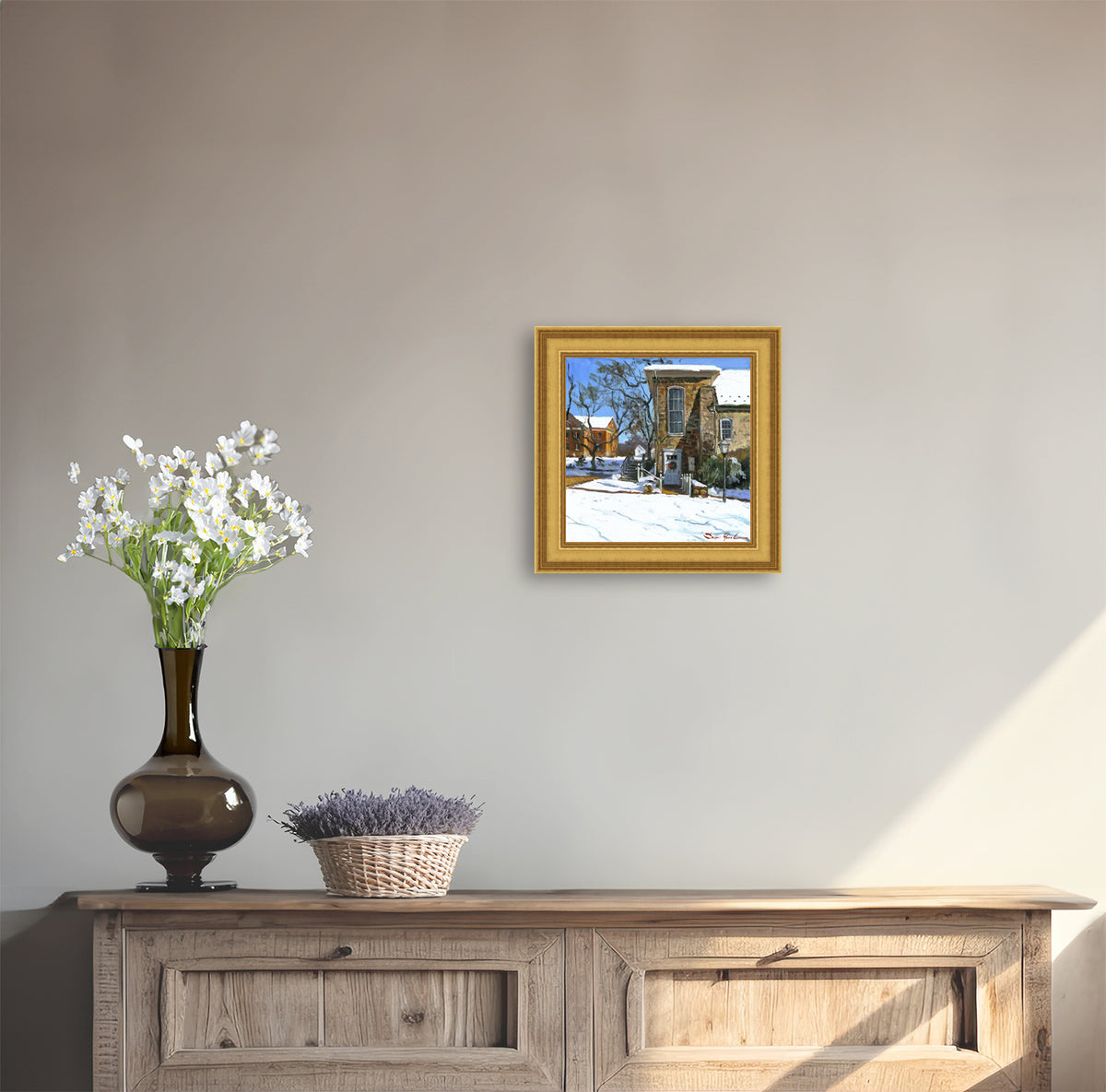 Moravian Chapel Side Entrance Door