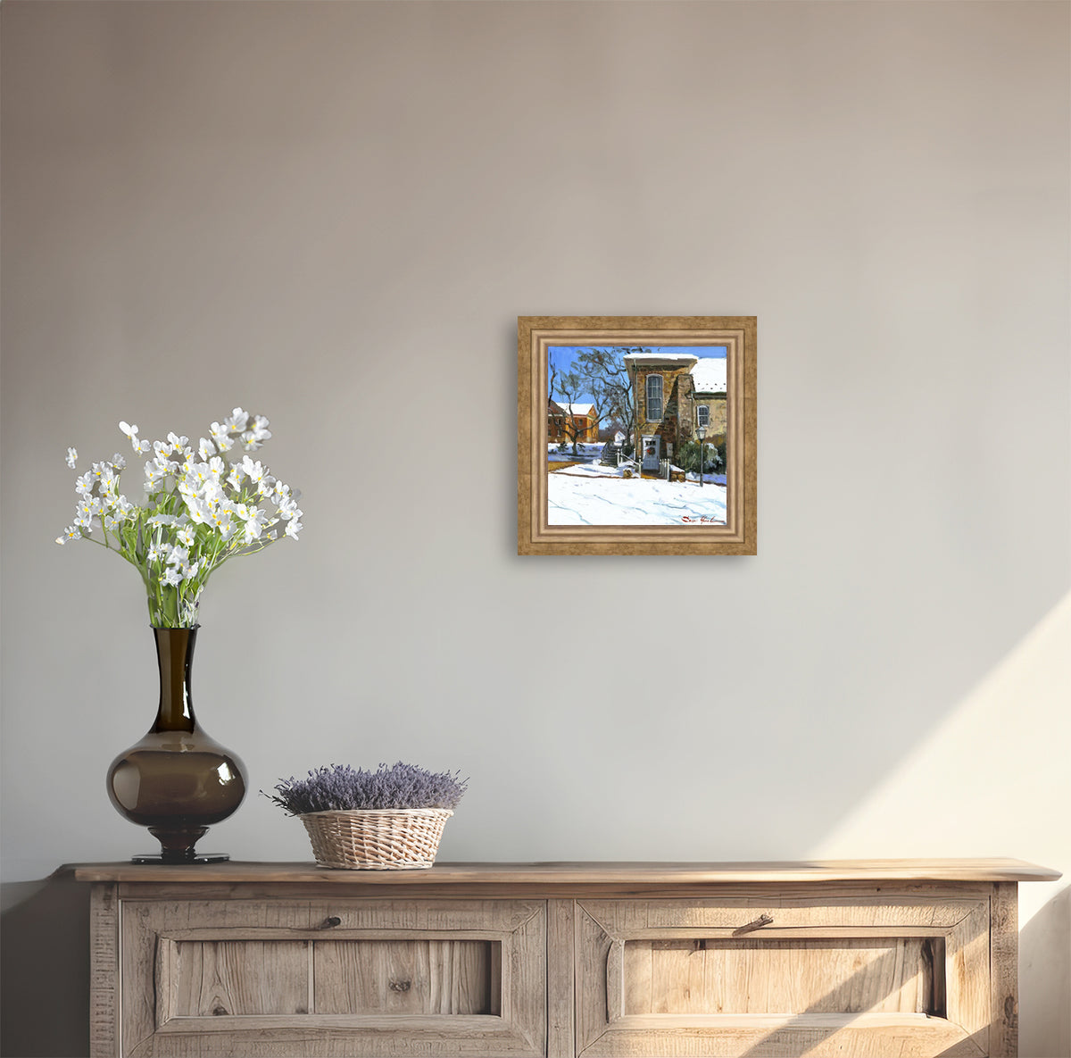 Moravian Chapel Side Entrance Door