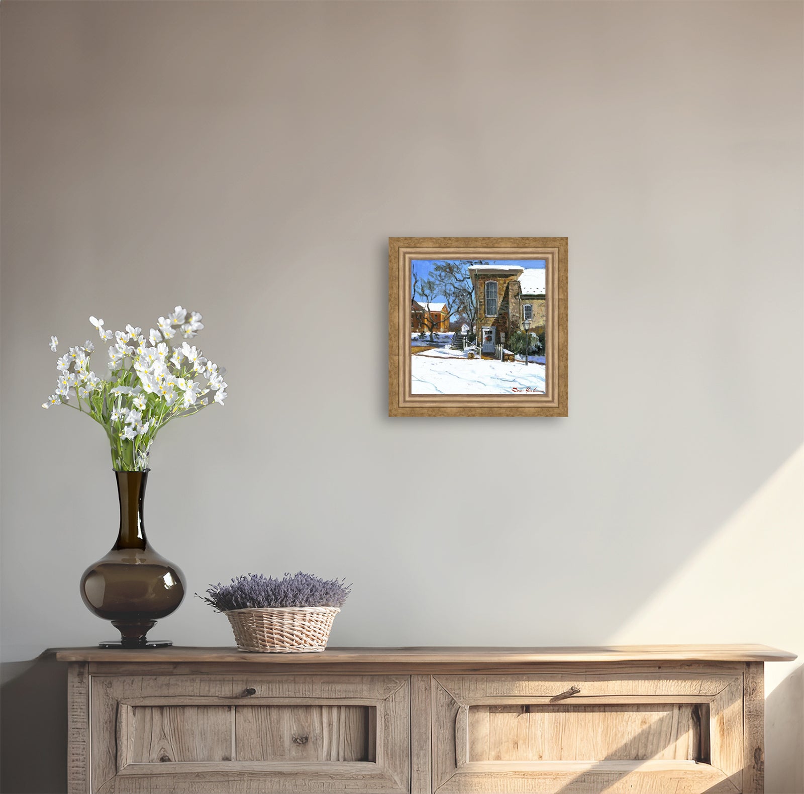 Moravian Chapel Side Entrance Door