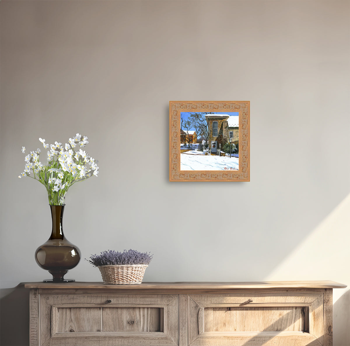 Moravian Chapel Side Entrance Door