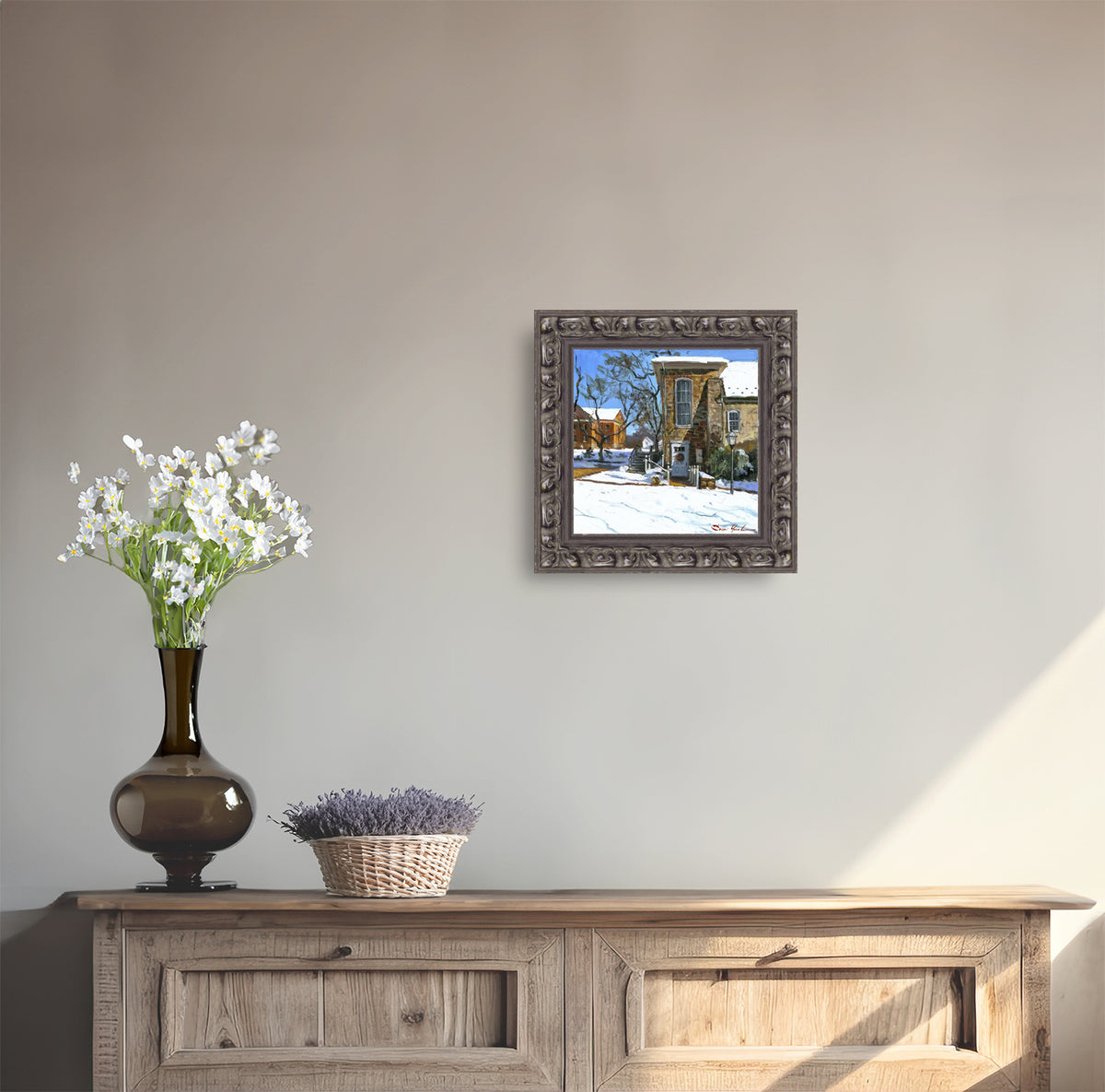 Moravian Chapel Side Entrance Door