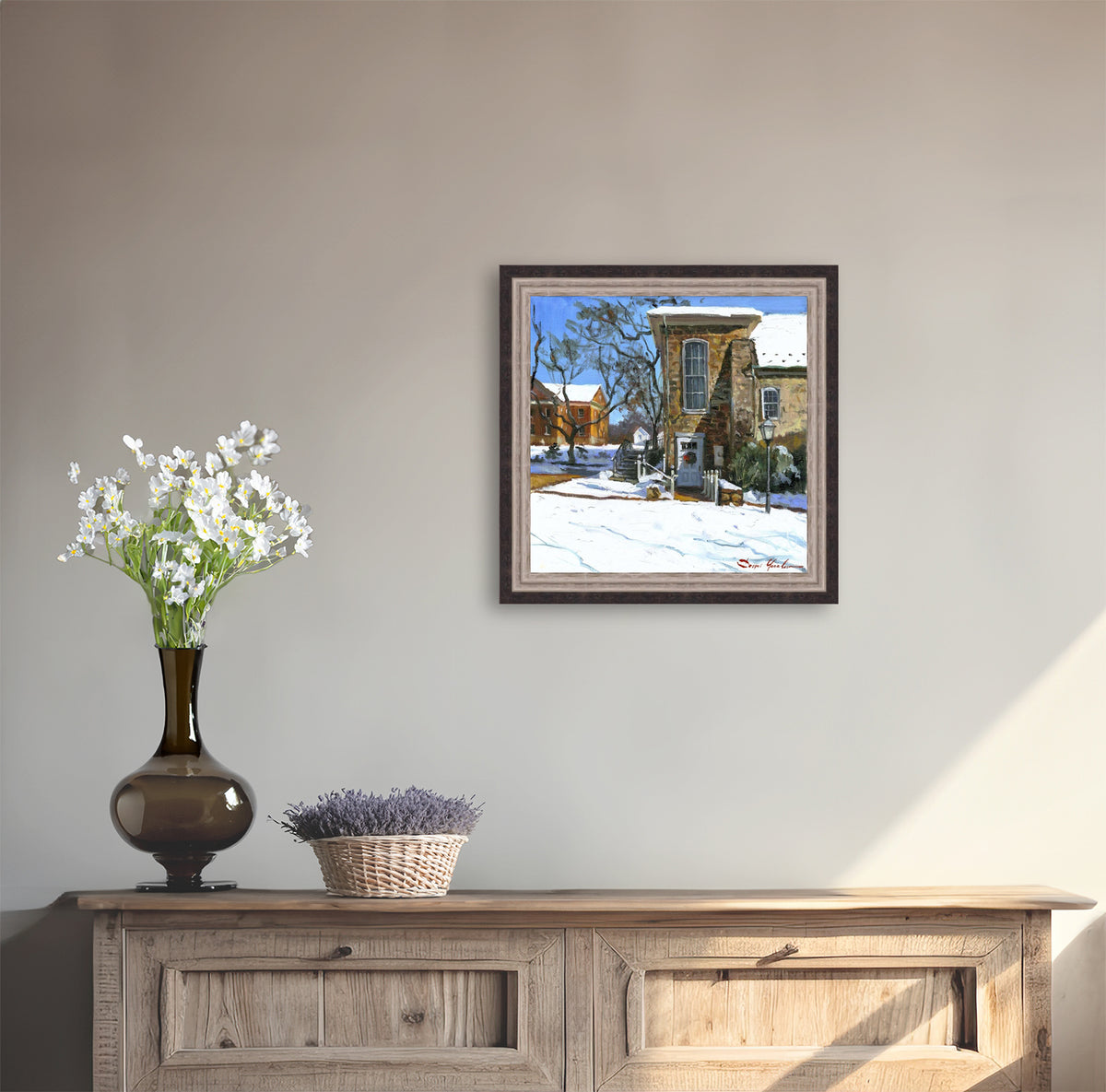 Moravian Chapel Side Entrance Door