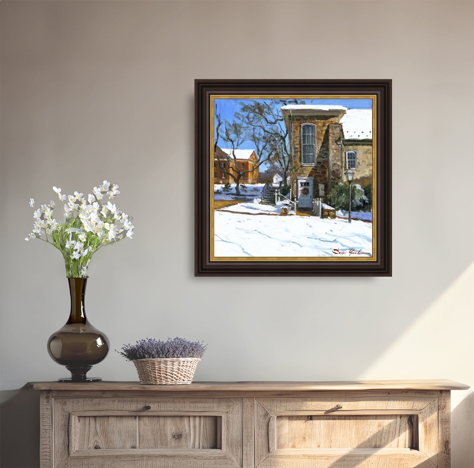 Moravian Chapel Side Entrance Door