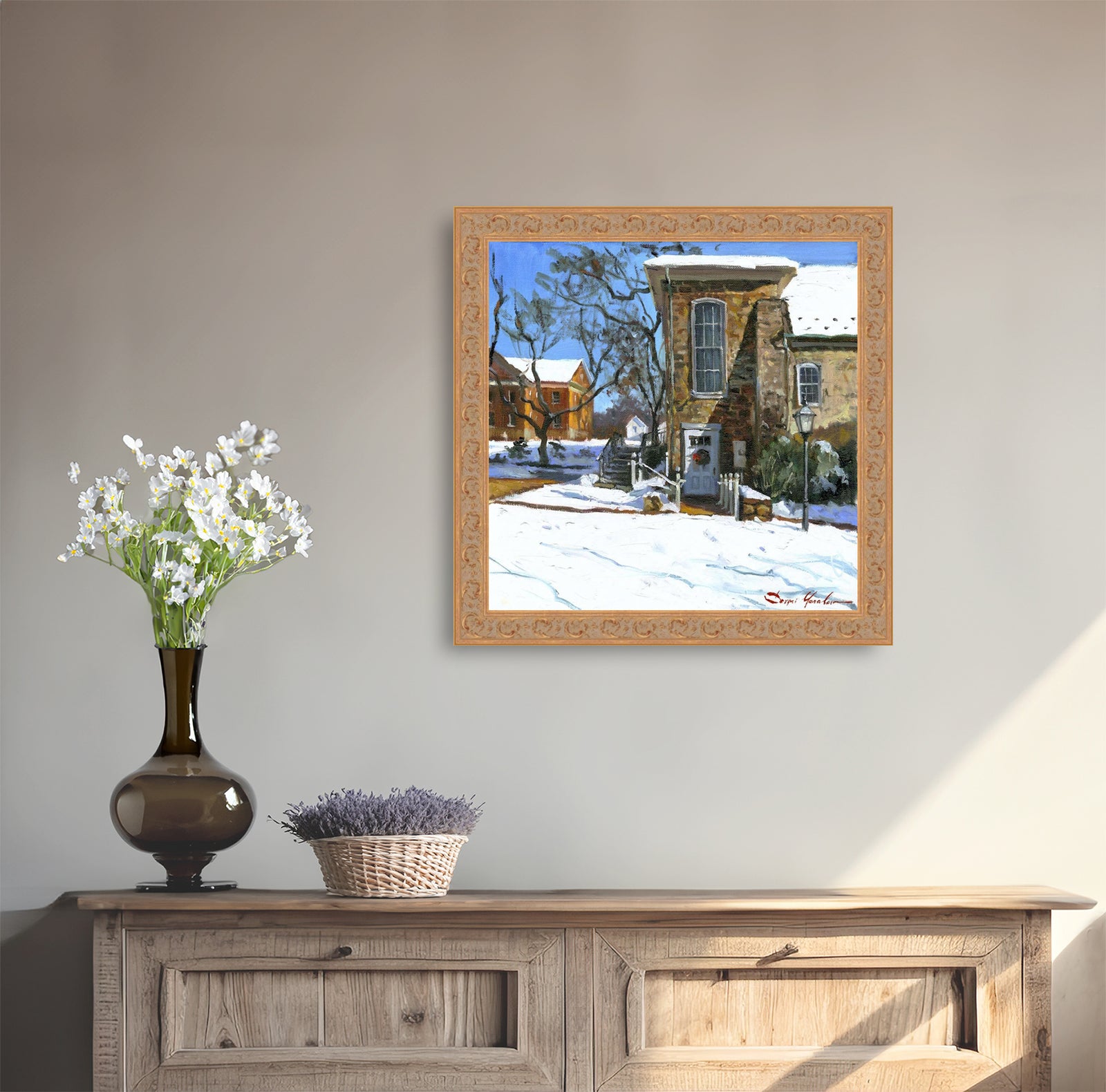 Moravian Chapel Side Entrance Door