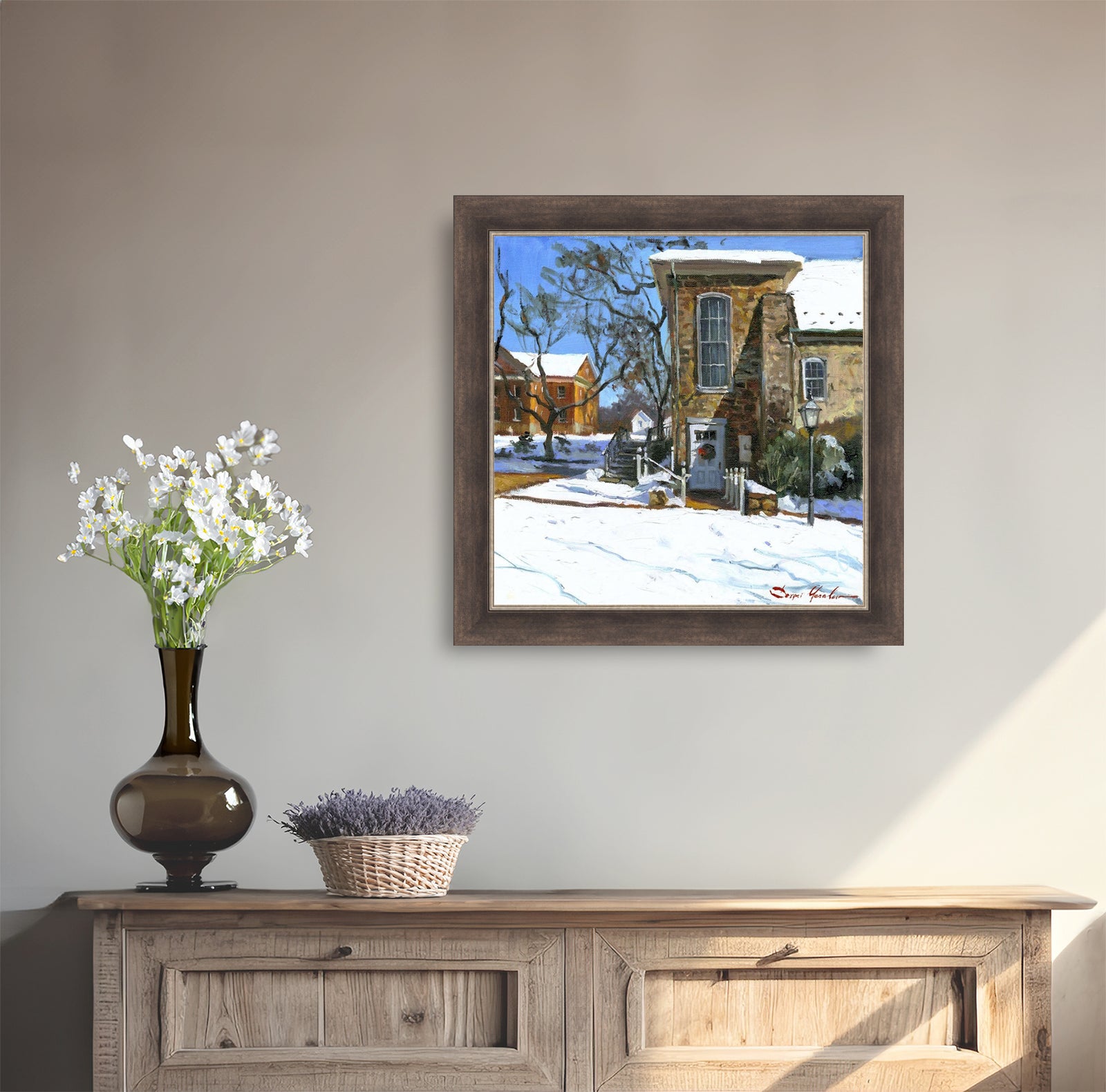 Moravian Chapel Side Entrance Door