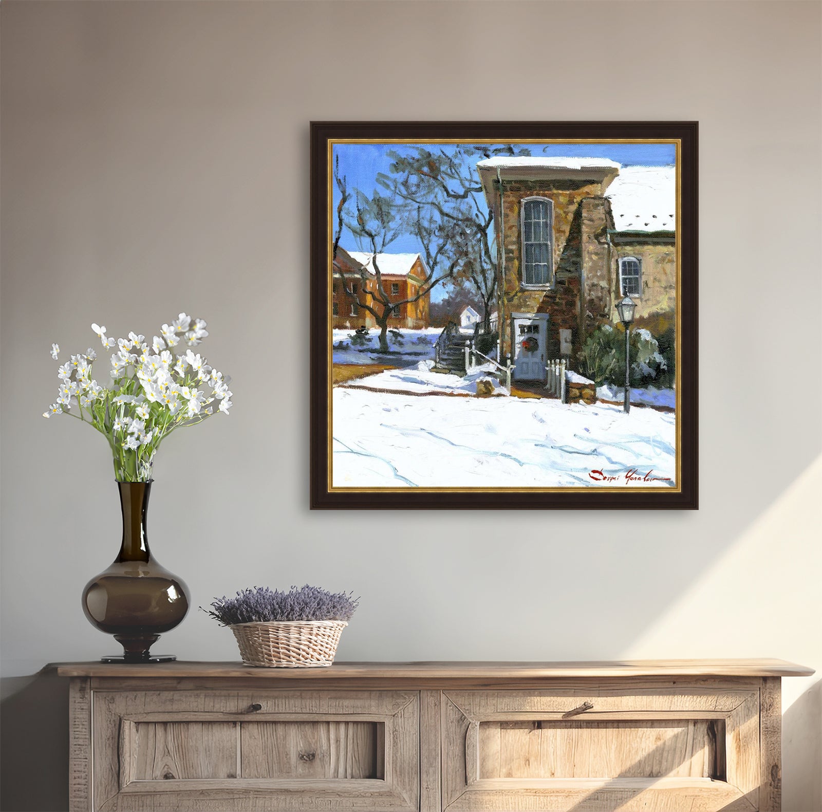 Moravian Chapel Side Entrance Door