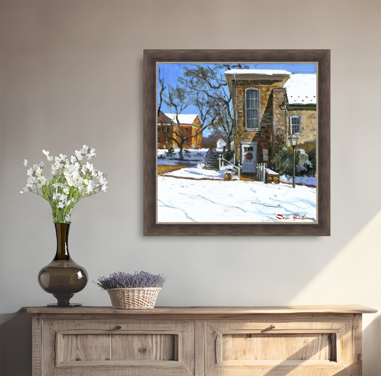 Moravian Chapel Side Entrance Door