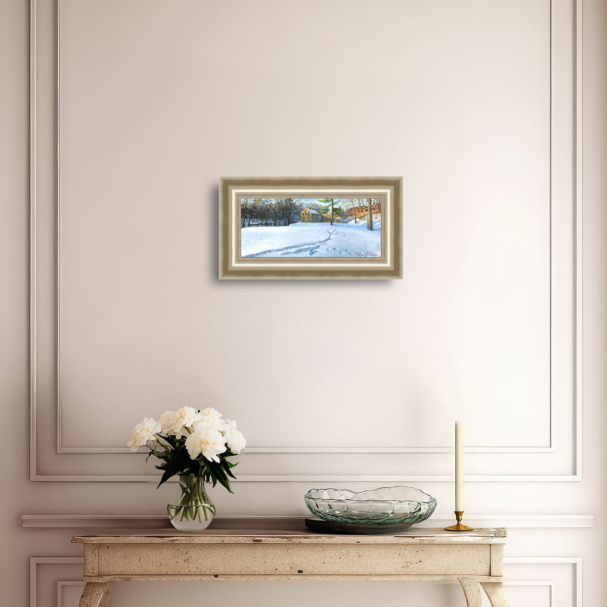 Colonial Industrial Quarter in the Snow