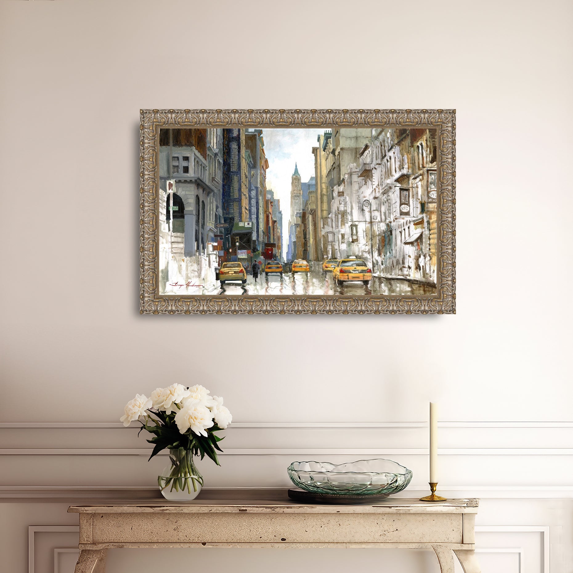Broadway, White & Colors