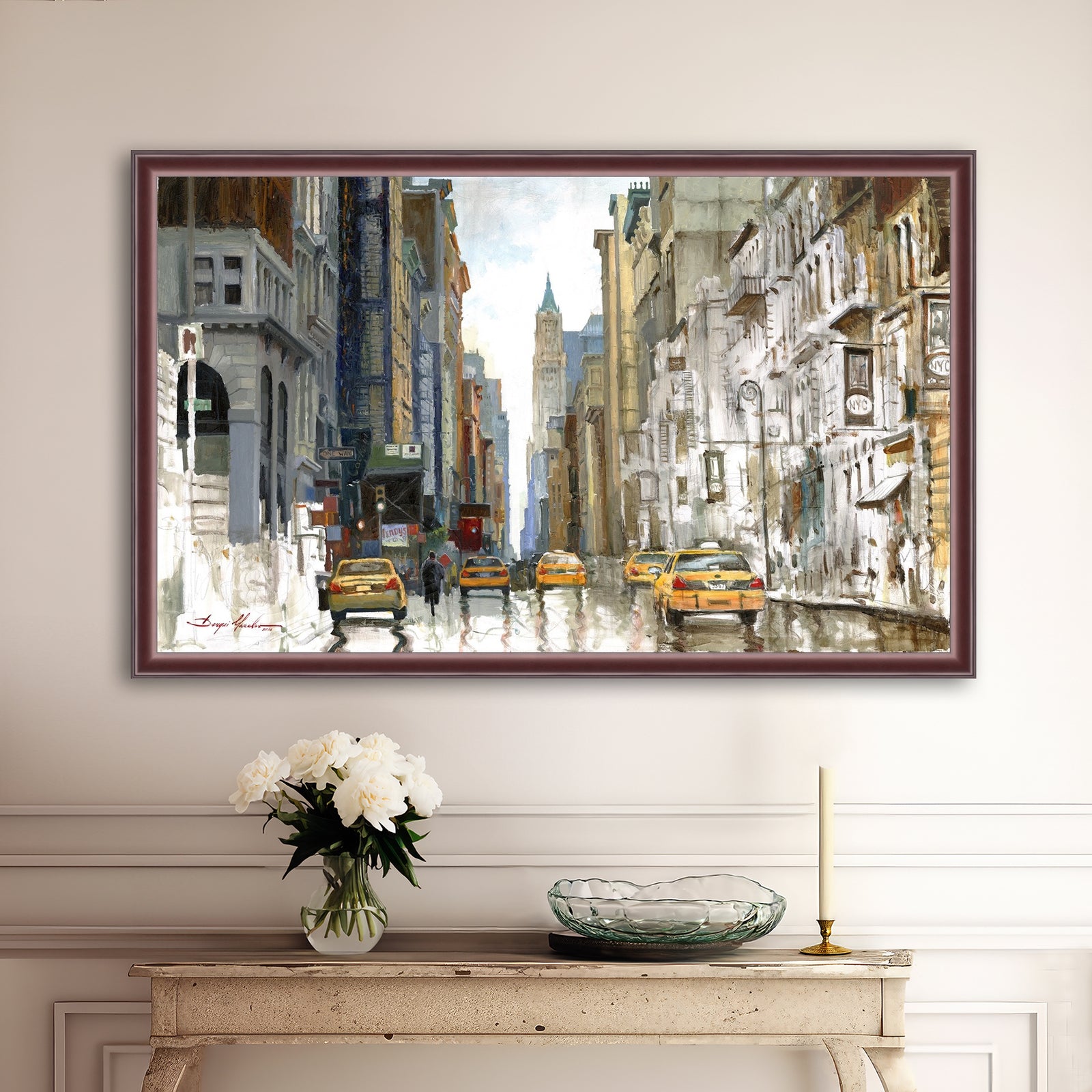 Broadway, White & Colors