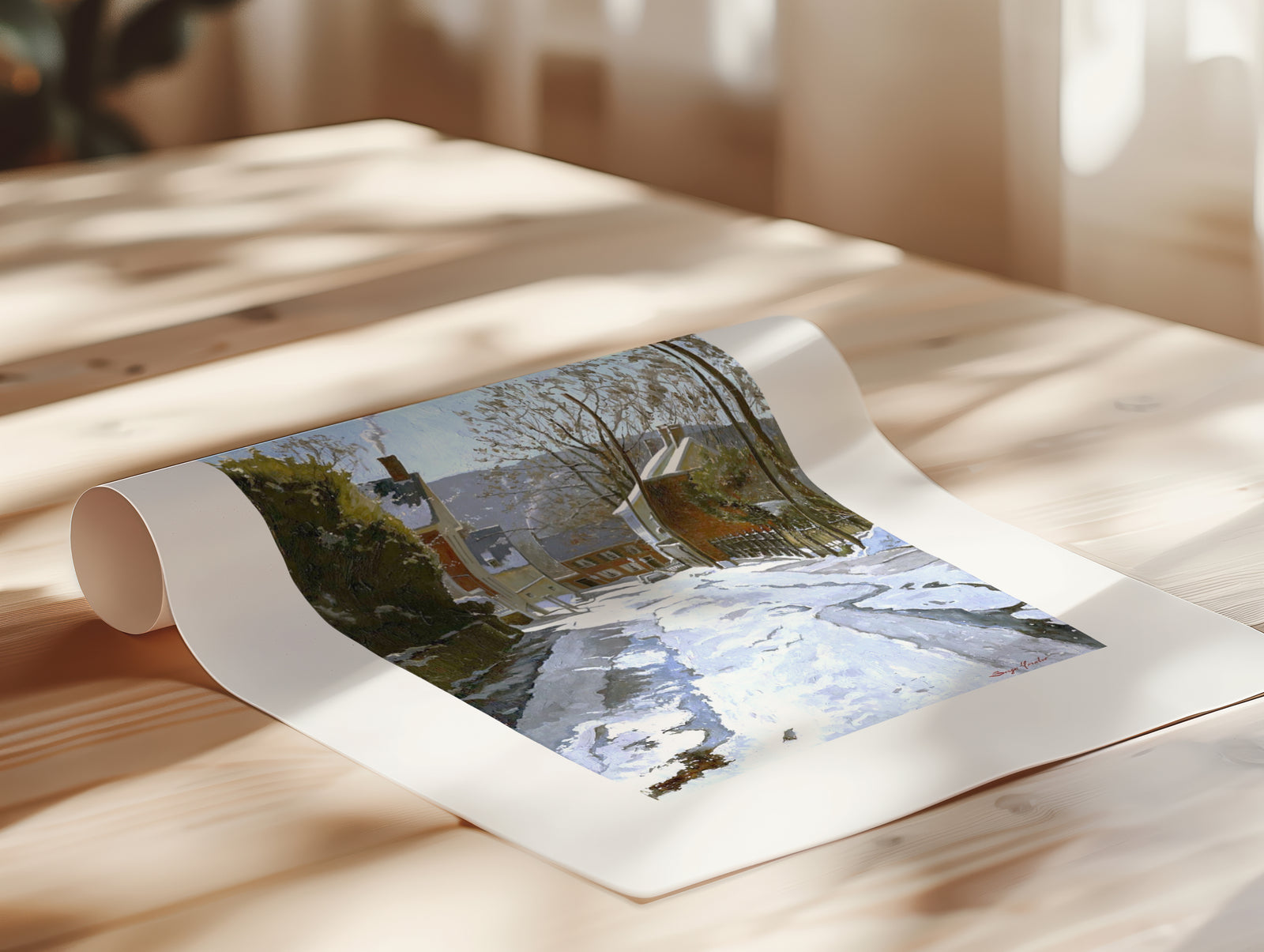 Cold Winter Day, Heckewelder Place