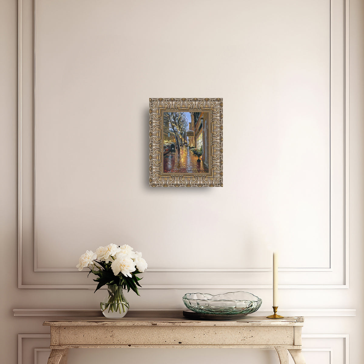 Rainy Evening on Main Street