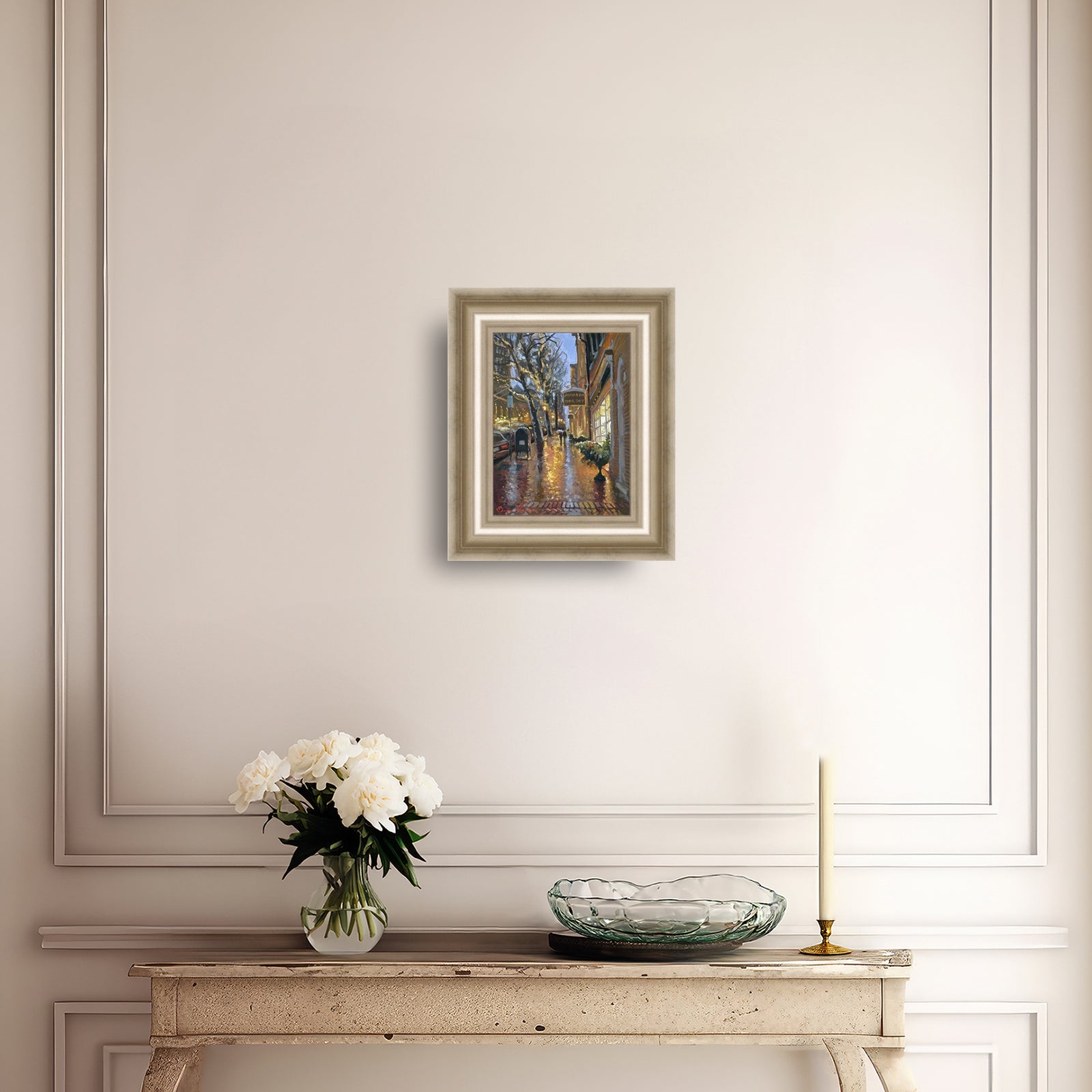 Rainy Evening on Main Street