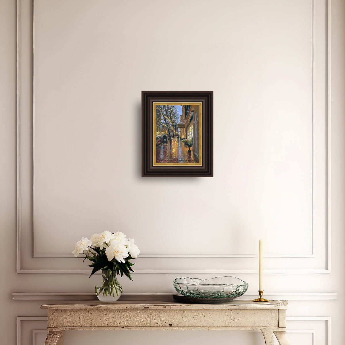 Rainy Evening on Main Street