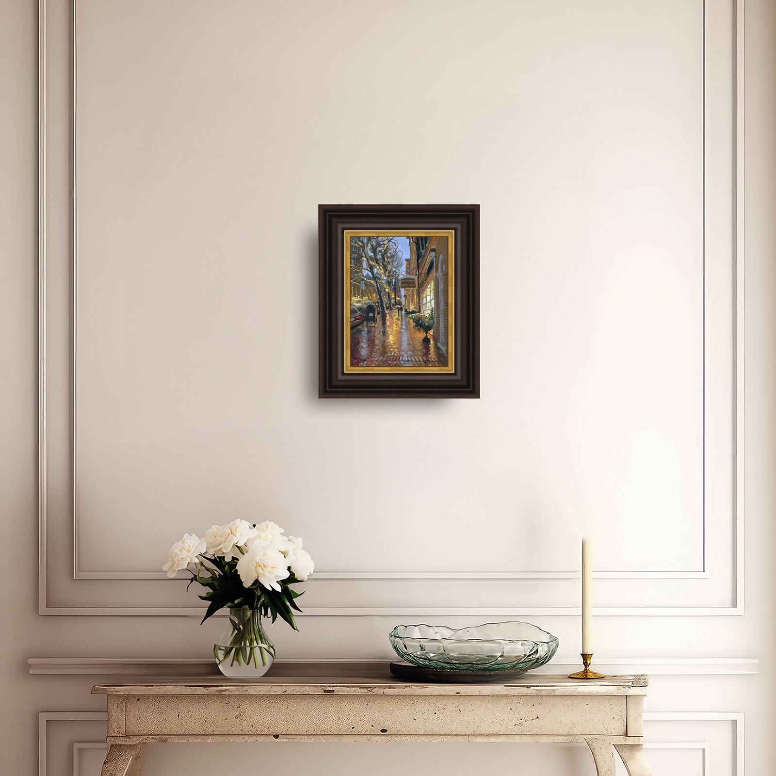 Rainy Evening on Main Street