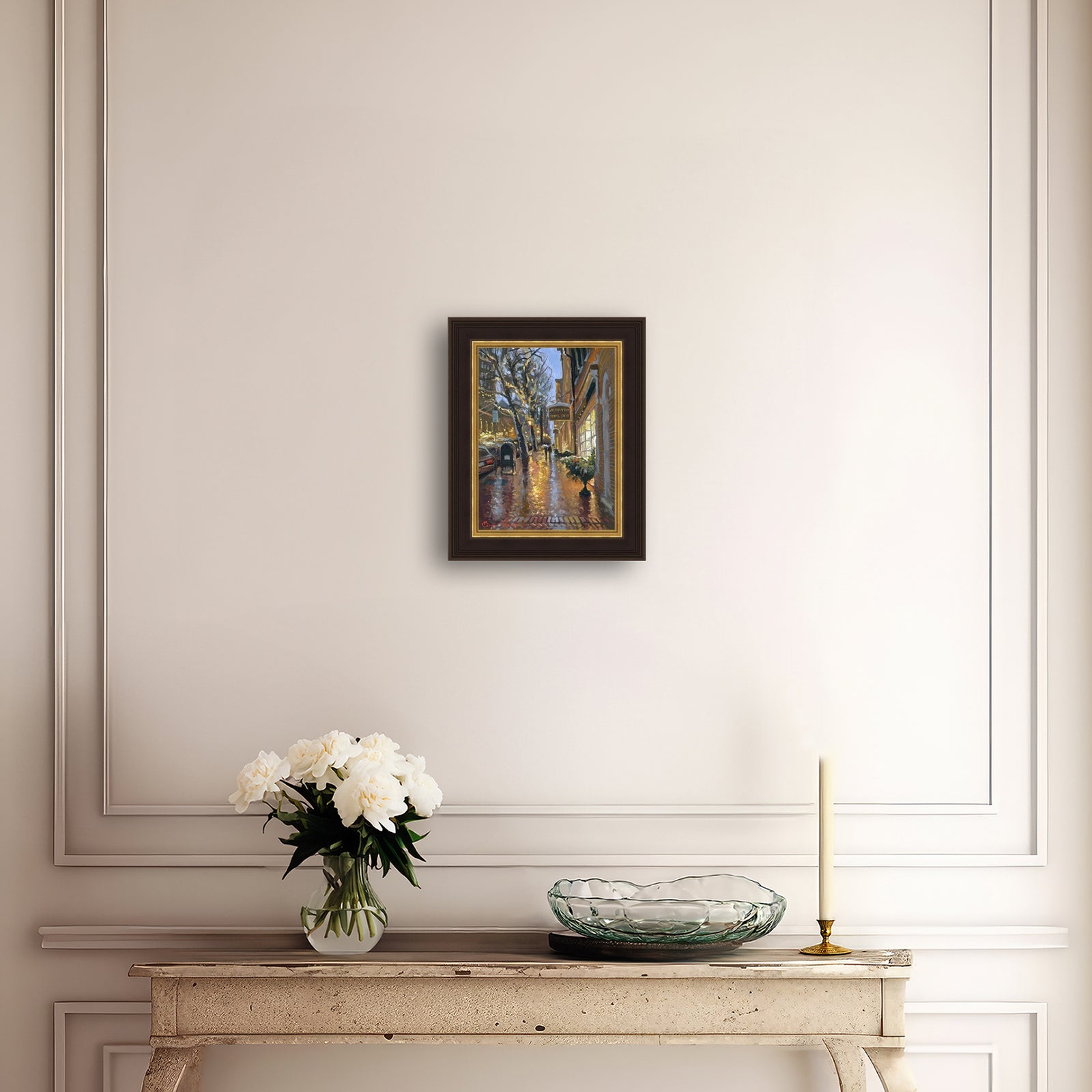 Rainy Evening on Main Street