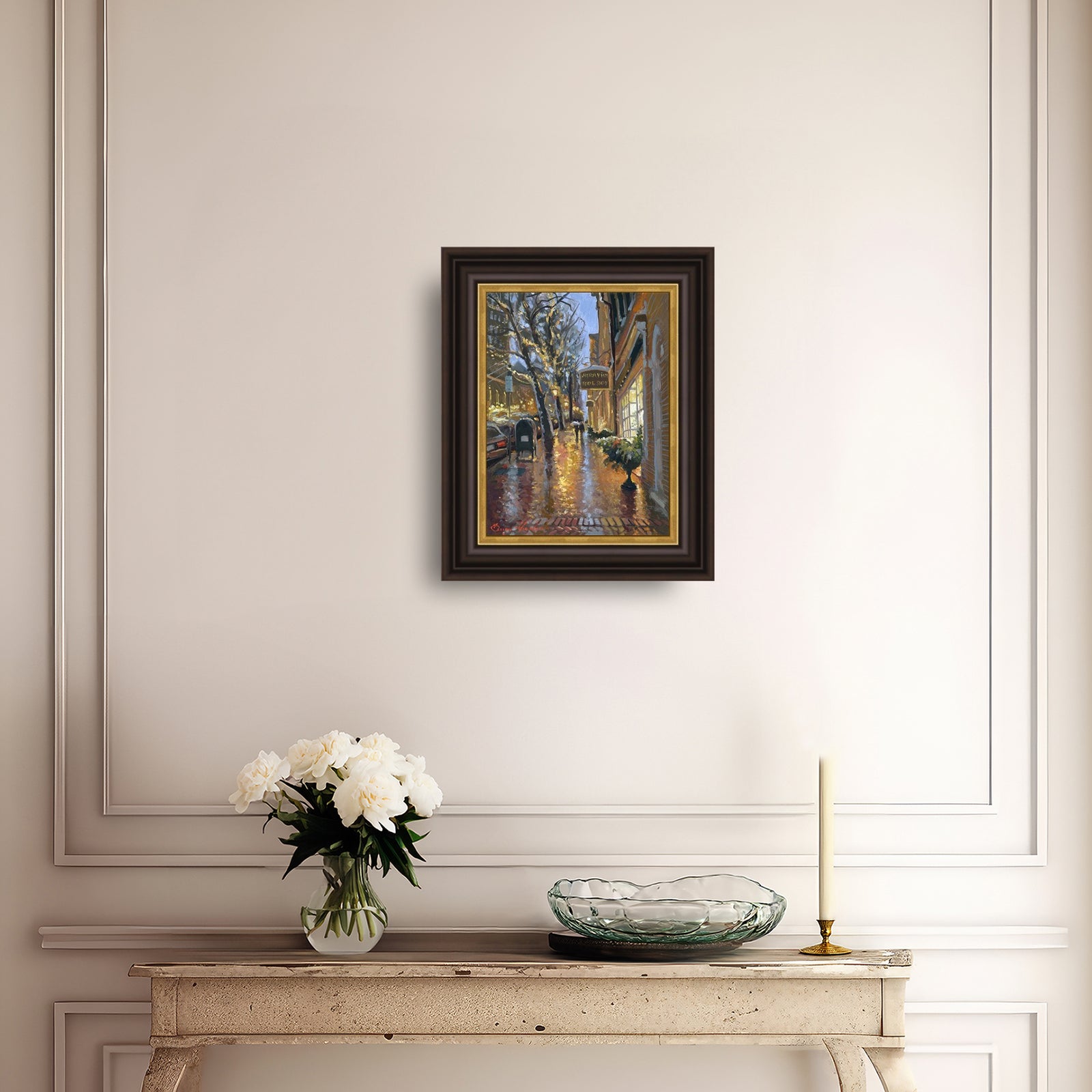 Rainy Evening on Main Street