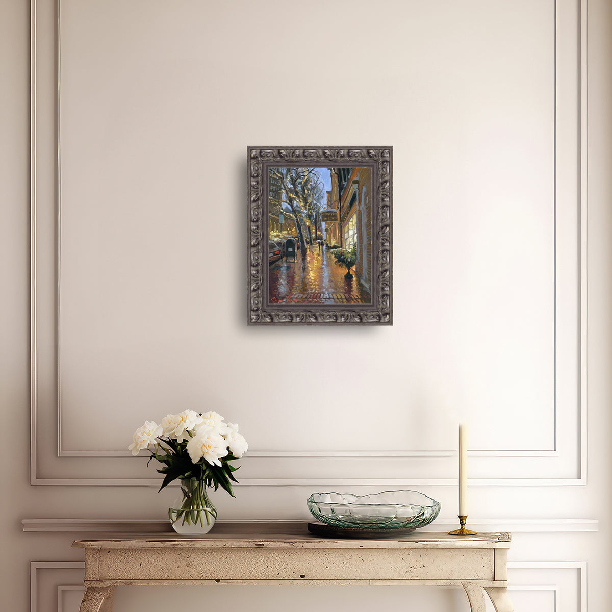 Rainy Evening on Main Street