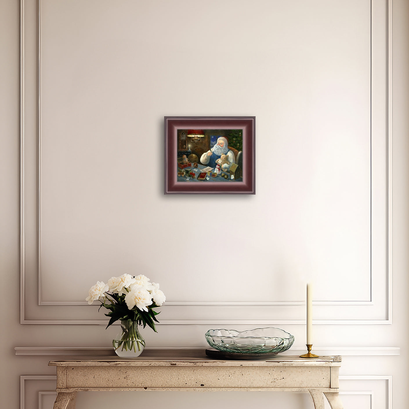 Santa Checking his List