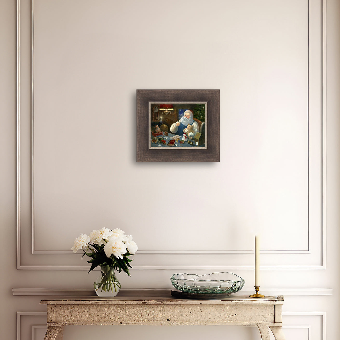 Santa Checking his List