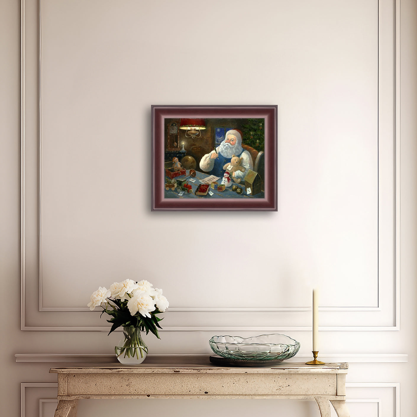 Santa Checking his List