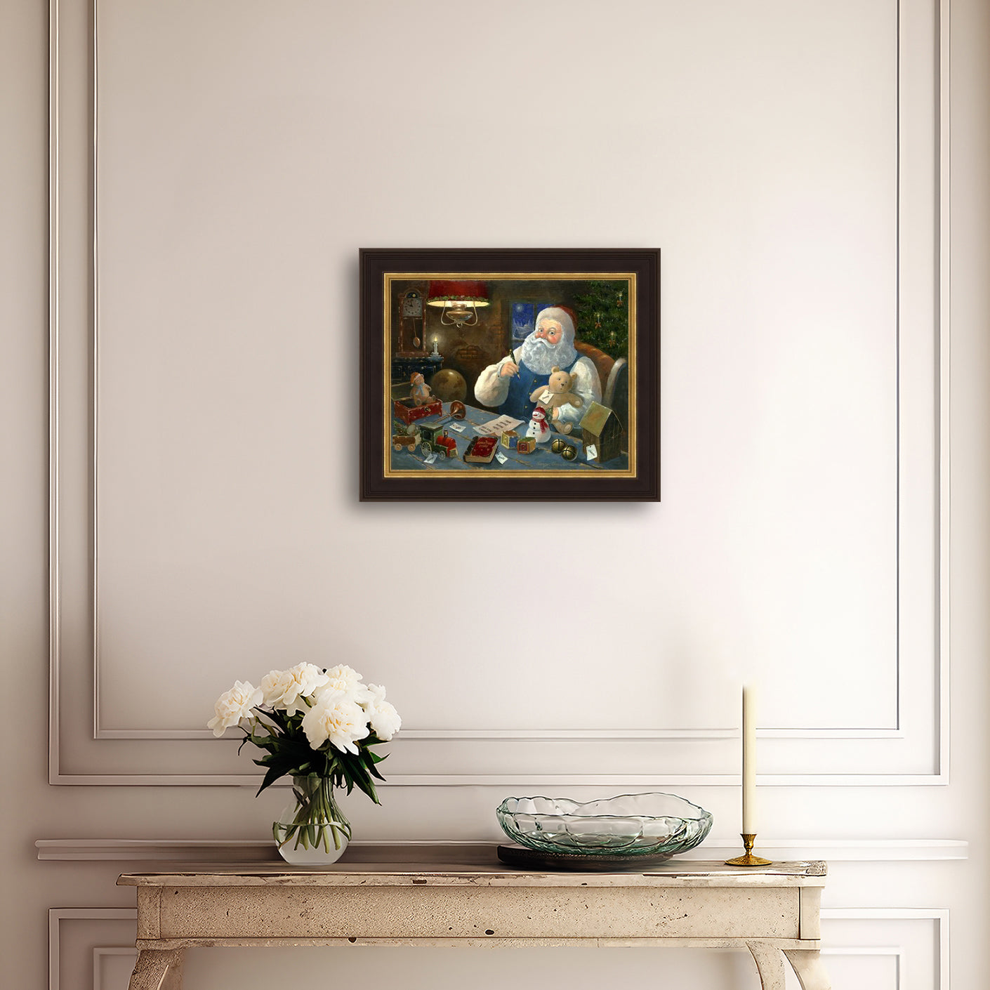 Santa Checking his List