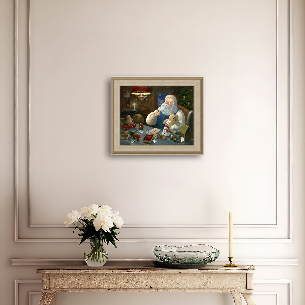 Santa Checking his List