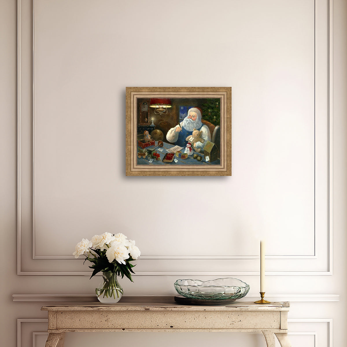 Santa Checking his List