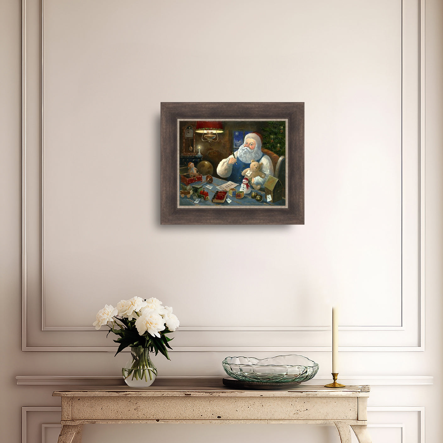 Santa Checking his List